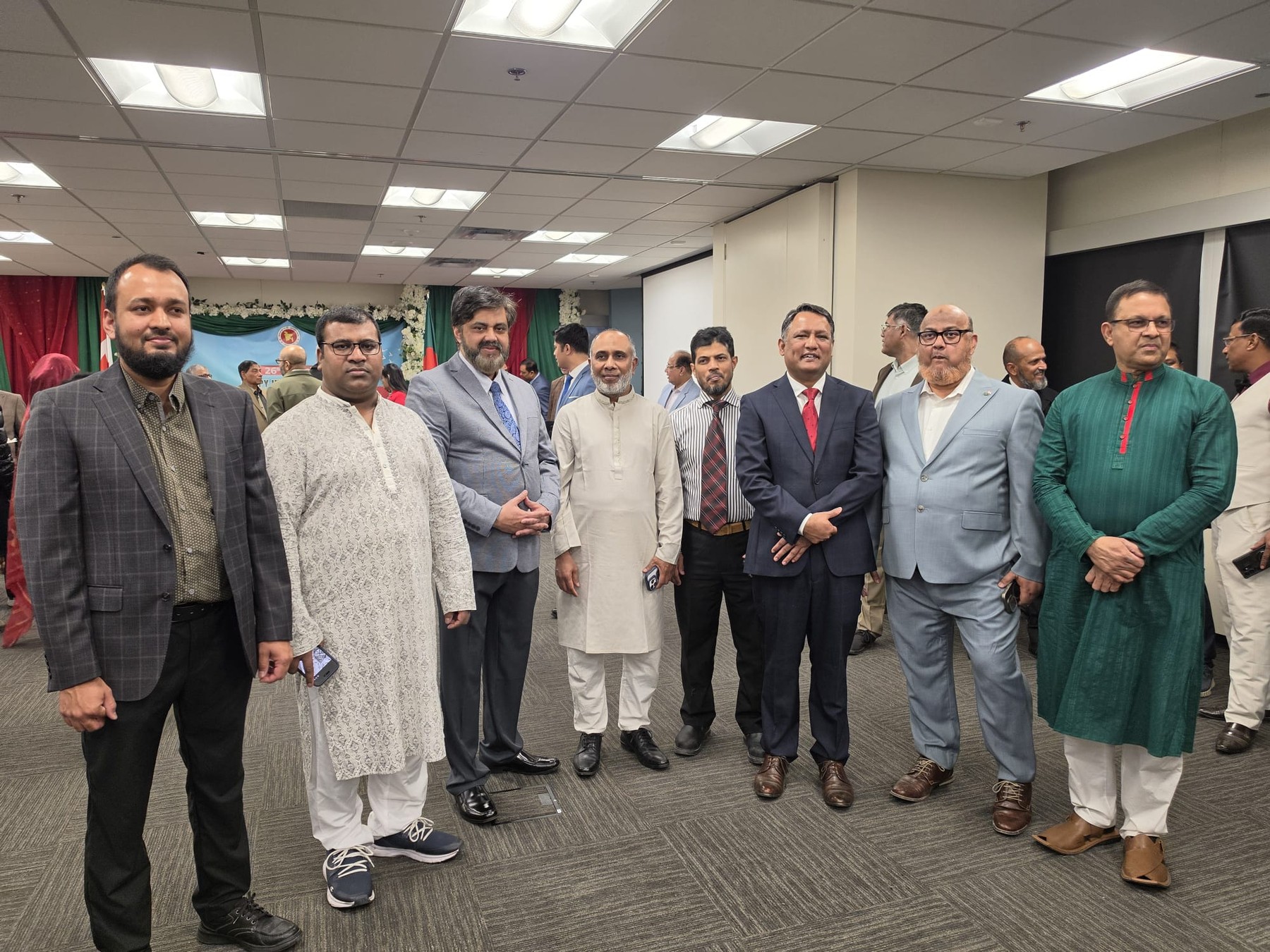 MCC East Group representatives at a formal community gathering