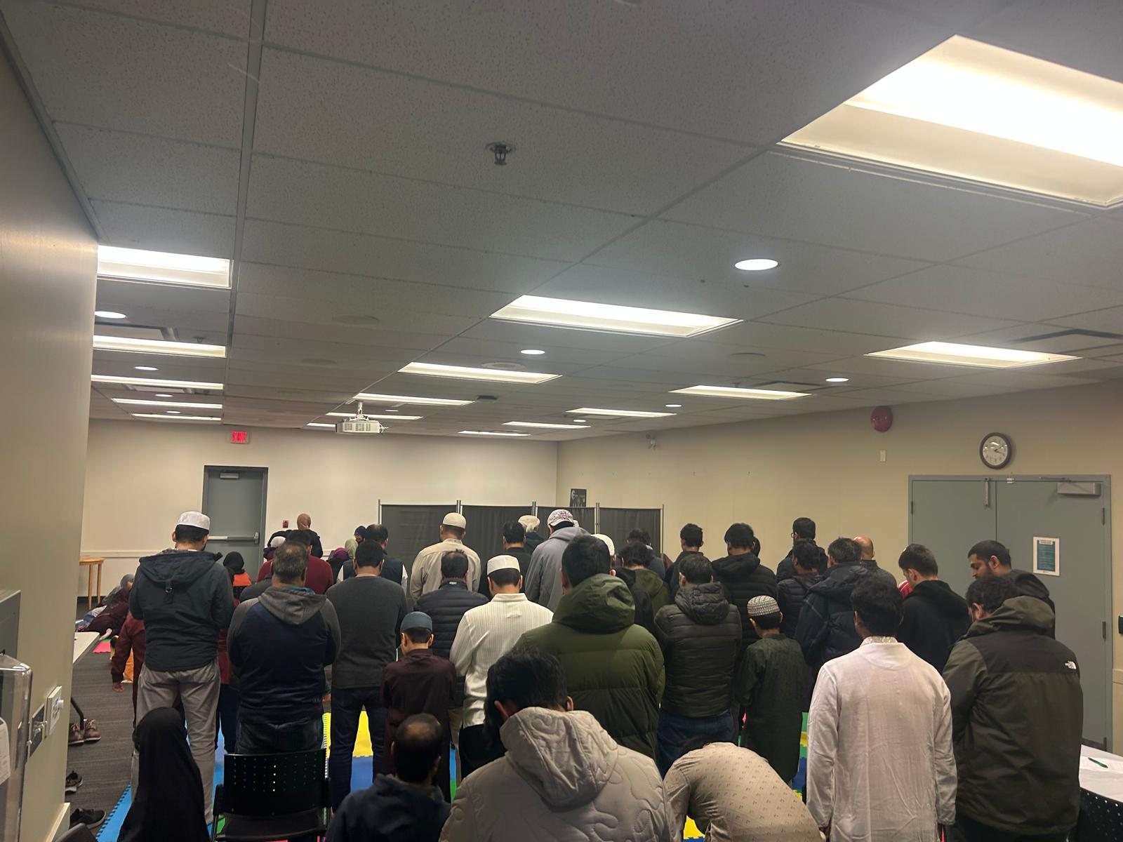Congregational prayer during the BC Chapter gathering